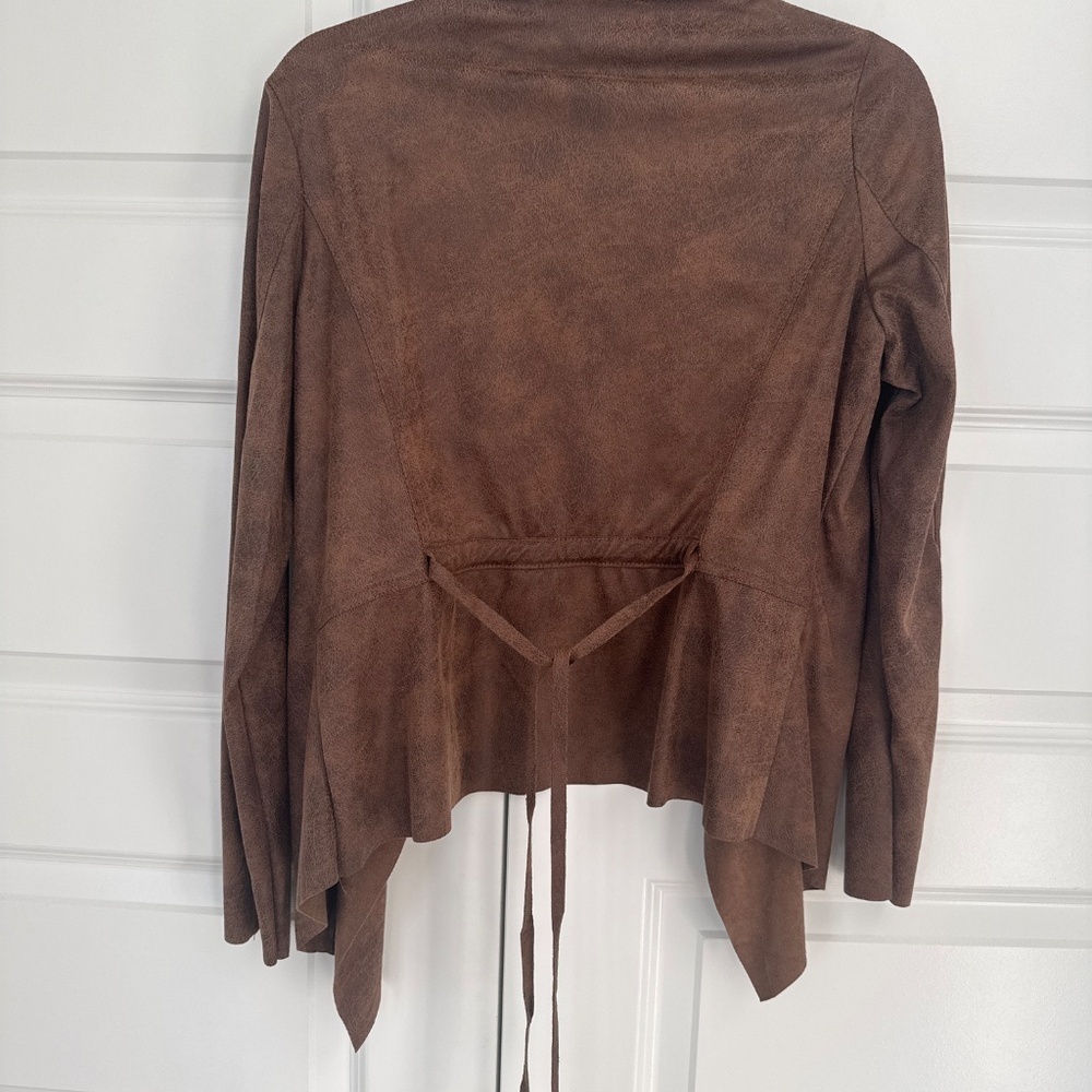 NWT Elan leather look lightweight jacket Size M - Picture 2 of 4